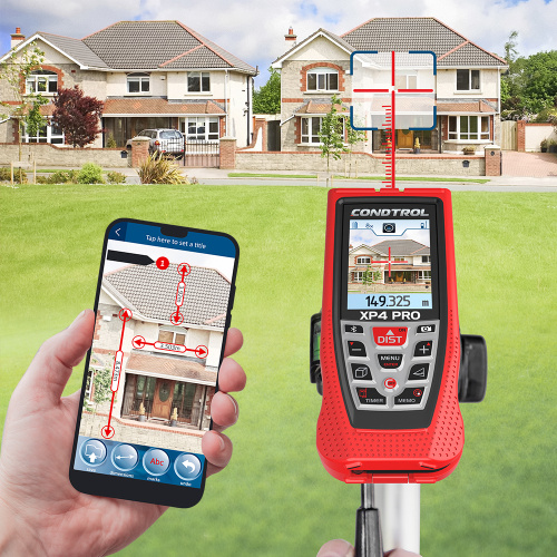 Дальномер лазерный CONDTROL XP4 pro 150м, дальность 150 м фото 8