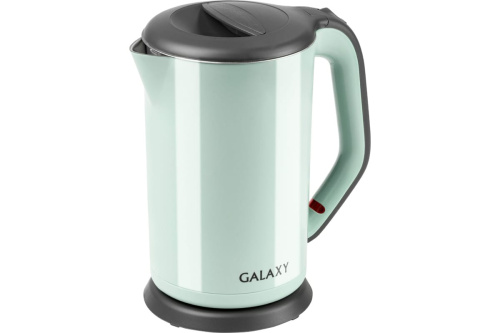 Чайник GALAXY GL0330 (2000Вт, 1,7л, двойная стенка, нерж.сталь/пластик) фото 2