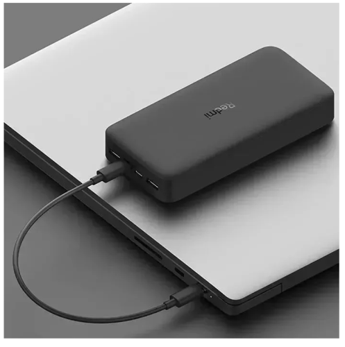 Аккумулятор мобильный (power bank) 20000мАч, VXN4304GL, 5-12 В, LCD, 2*USB +Type-C, REDMI фото 3