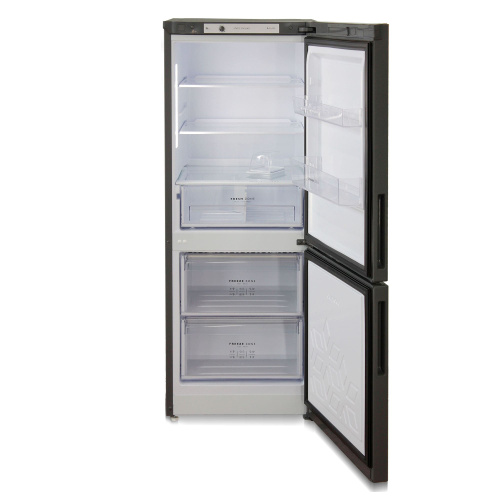 Холодильник БИРЮСА 6041W графит с нижней камерой фото 4