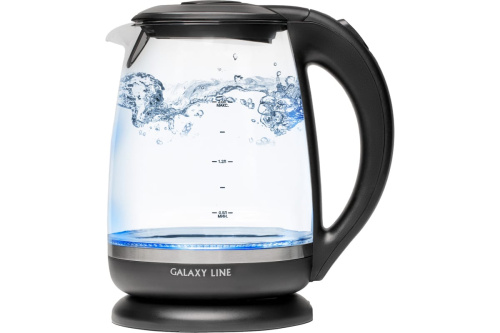 Чайник GALAXY GL0559 (2200Вт, 2л, стекл. корпус,  автооткл., подсветка)
