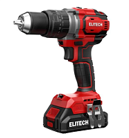 Шуруповерт Elitech ДА 20УБЛ2 (20В,70Нм,2Ач+4Ач,,2акк Li-ion)