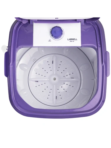 Машина стиральная LIGRELL LWM-35, 3,5кг, пластик крышка фото 5