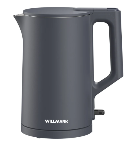 Чайник WILLMARK WEK-1828PS 1,8л 2000Вт, дв.стенка, пластик