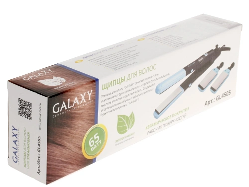 Щипцы-выпрям. Galaxy GL4505 65Вт, керам.покрытие фото 10