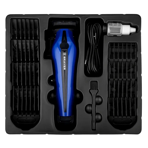 Машинка д/стрижки волос BRAYER BR-3404 (сеть/акб, 8нас) фото 11