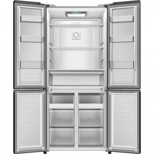 Холодильник WILLMARK MDC-697IDG No Frost серебро 2-х камерный Cross Door фото 2