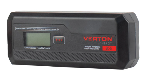 Устройство зарядное VERTON Energy BC-5 (230В 50Гц, 60Вт,  6/12В, 1,2-120Ач,раб. темп -20-+40С LCD)