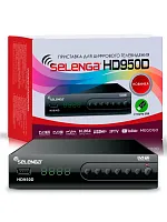 Ресивер цифровой DVB-T2 Selenga HD950D металл, IPTV, YouTube, MEGOGO, Wi-Fi