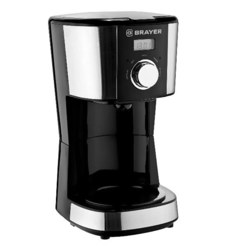 Кофеварка BRAYER BR-1122 (900Вт,1,5л,  таймер, LCD-дисп,противокап сист.) фото 6