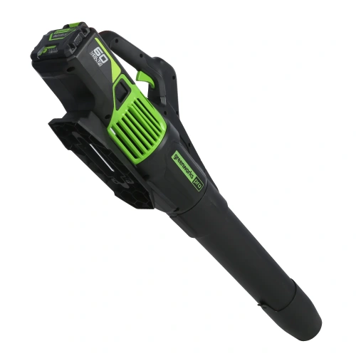 Воздуходув Greenworks GD60AB акк. (60V, 14куб.м./мин,193км/ч. б/щ, 1*4Ач. и ЗУ) фото 4