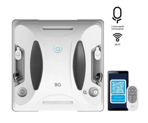 Окномойщик-робот BQ WR400BC 90Вт. 2реж., ДУ,  Bluetooth, Wi-Fi фото 4