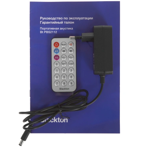Колонка портативная BLACKTON PBS2112 40Вт,2000мАч, FM, AUX, USB, Bluetooth 5.0 Черный фото 7