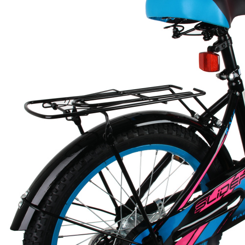Велосипед 18" Slider Race добав. колеса,корзина, детский красн/синий фото 8